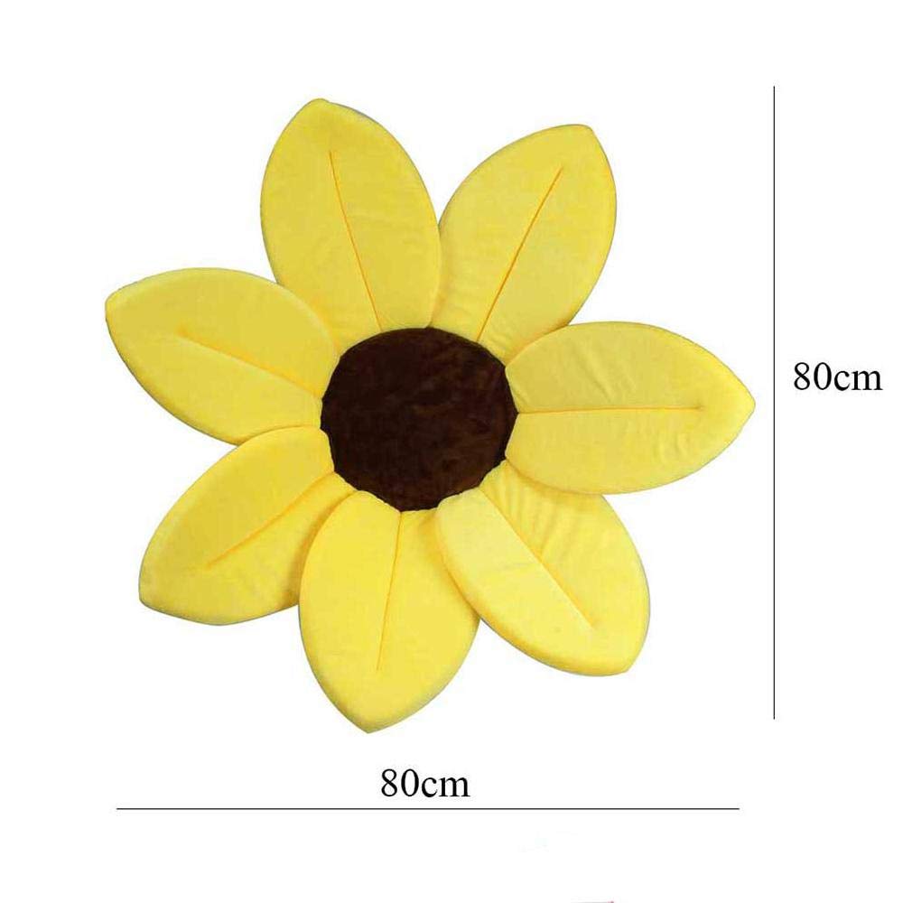 MORO Cute Flower Shape Baby Bath Mat Blooming Super Soft Plush Bathing Tube