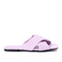womens Wide Cross Strap Slippers Flip-Flop