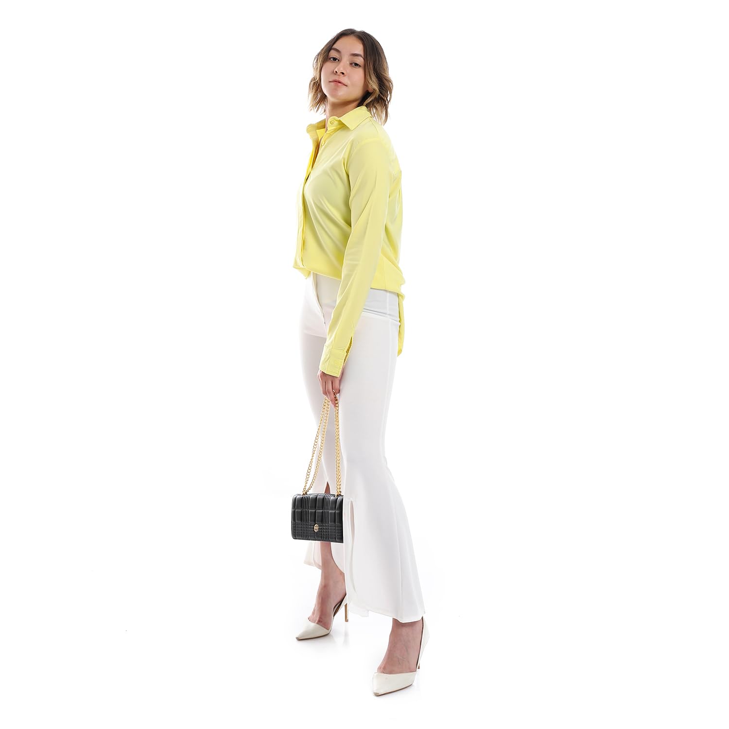 Andora Womens High Waist Open Flare 36W24W30322 Pants - Safqqa Egypt