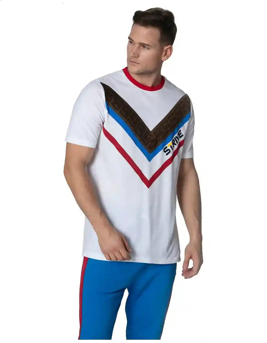 Splash Cotton Printed Regular-Fit T-shirt for Men S - Safqqa Egypt