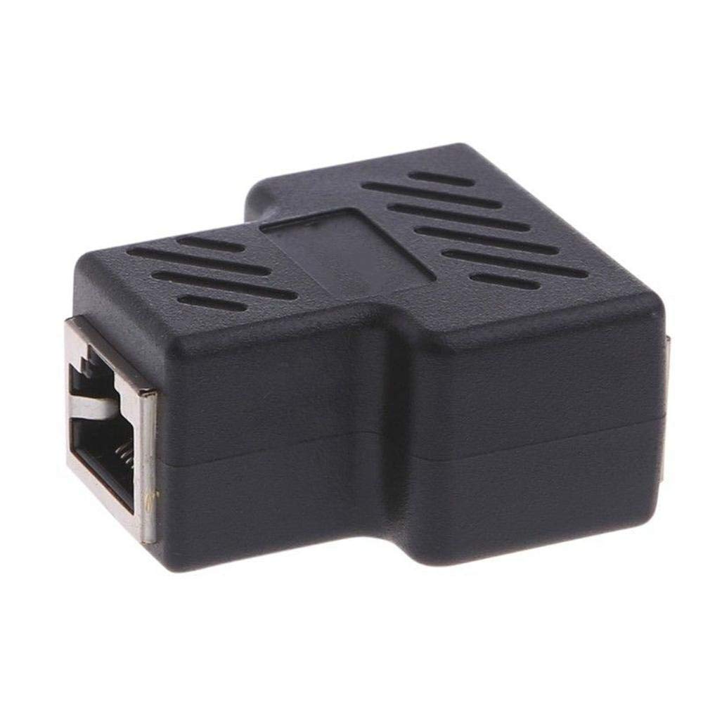 كابل شبكة إيثرنت LAN RJ45 CAT5 CAT6 موزع موسع قابس محول موصل