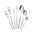 Karaca 316 Stainless Steel 84-Piece Cutlery Set, Silver Flatware Collection