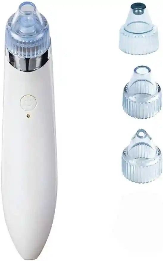 black head vacuum acne cleaner pore remover skin facial cleanser care XN-8030 - white - Safqqa Egypt