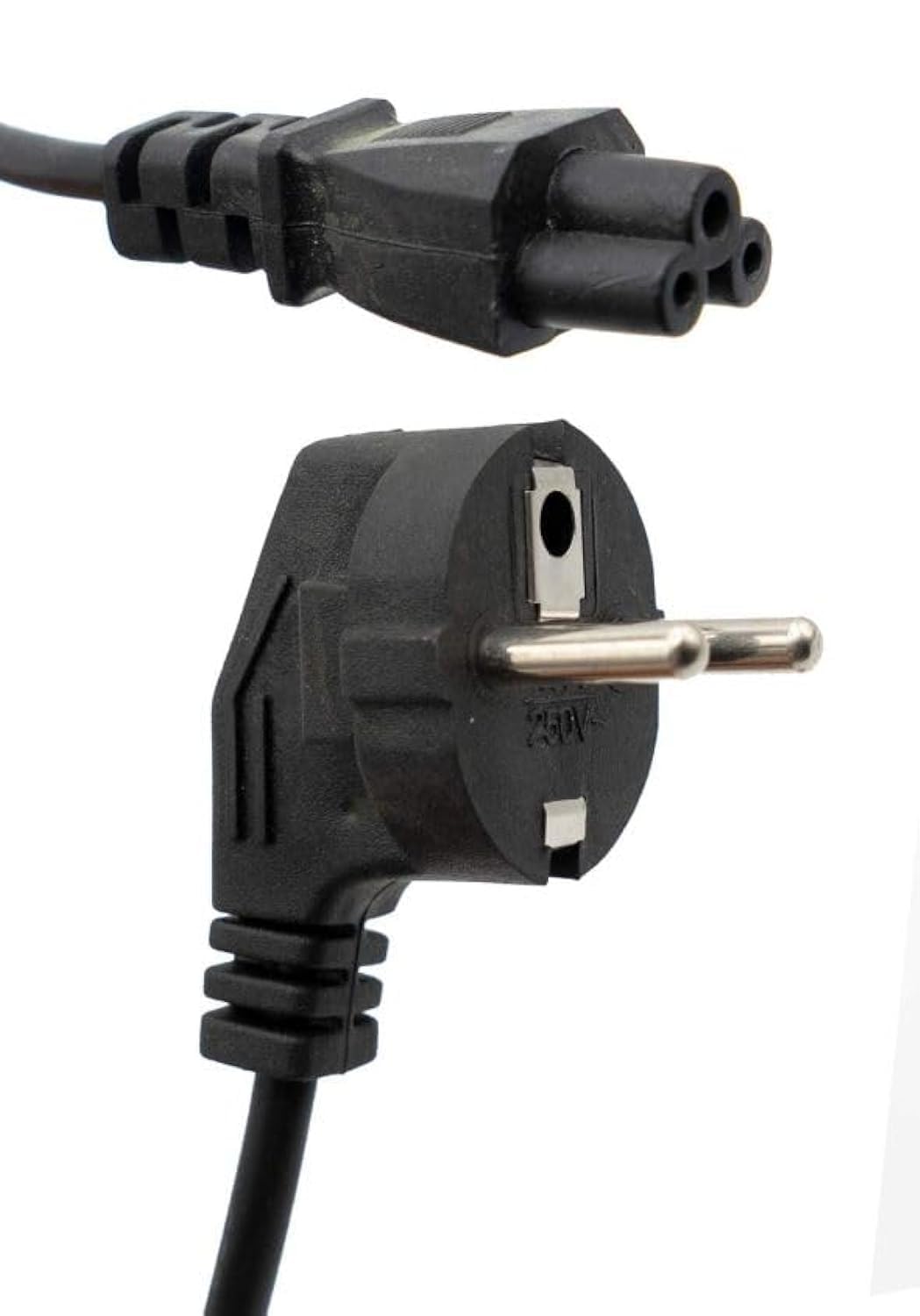 keendex KX 3086 Laptop Adapter Power Cable 3 Plug, 1M - black