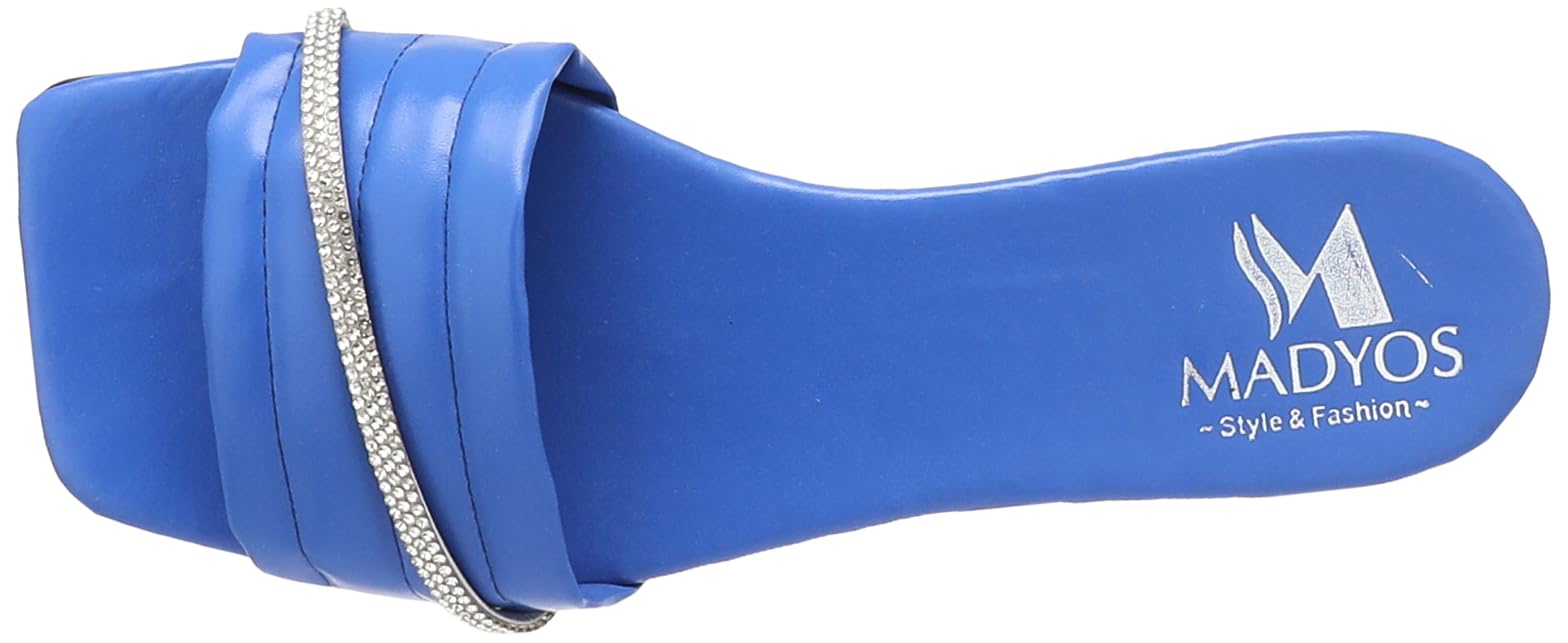 MADYOS Flat Slipper For Women,Stylish design suitable for casual wear.