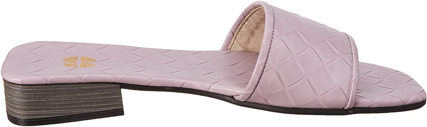 Club Aldo Quilted Square Toe Heeled Slides for Women