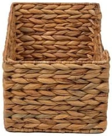 Homesmiths Medium Water Hyacinth Storage Basket 28 x 19 x 15 cm