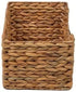 Homesmiths Medium Water Hyacinth Storage Basket 28 x 19 x 15 cm