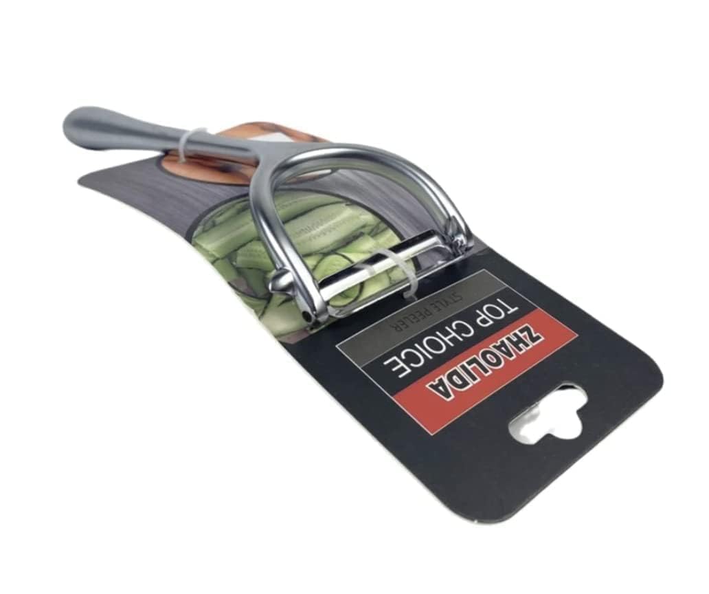 قطاعة شرائح من الستانلس ستيل من بيلر مع شفرة حادة للتفاح والجزر والخضروات.