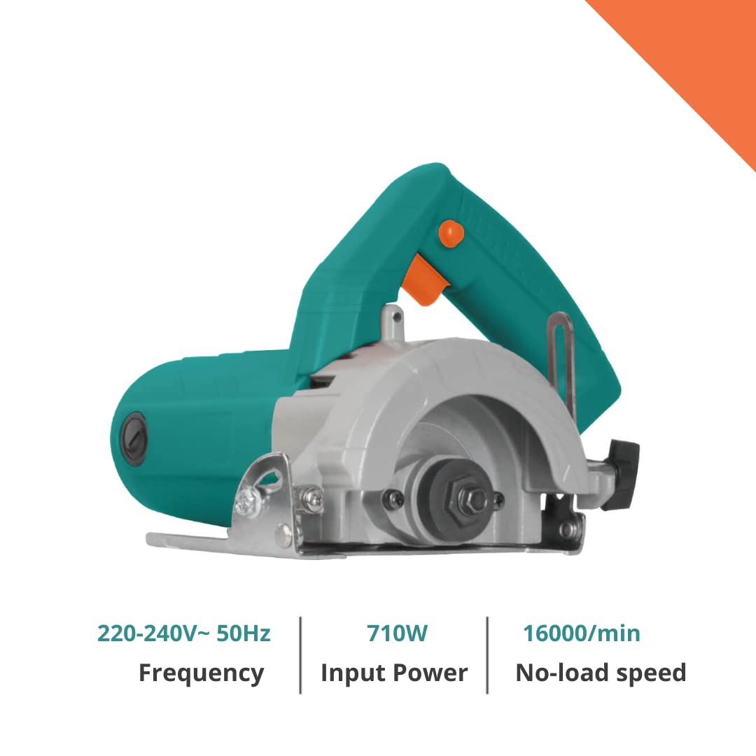 Sulfur Power Action MC1200 Marble Cutter Input 1200W 220-240V, 50Hz No Load Speed 12000/min, Blade Diameter 110mm Professional Quality (MC1200, Green)