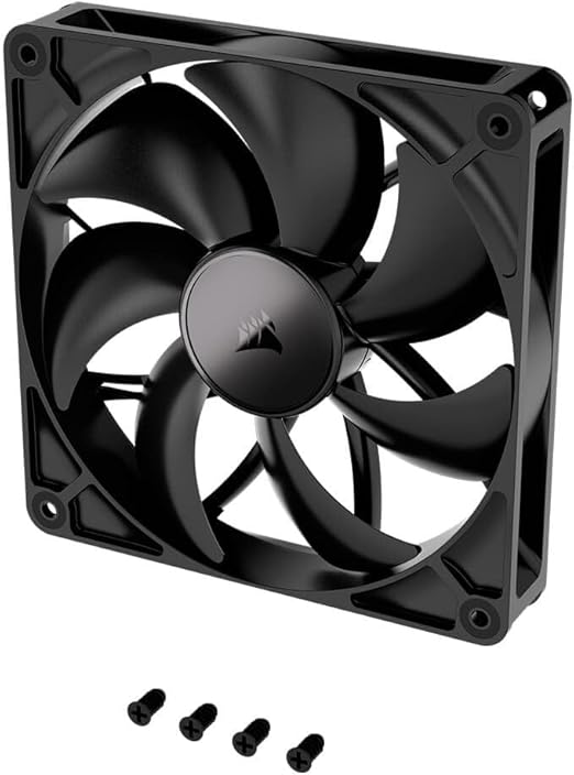 CORSAIR RS140 140mm PWM Fans Dual Pack Black – Safqqa Egypt