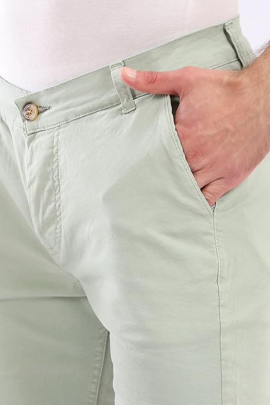 White Rabbit Men Short -Casual Gabardine Short