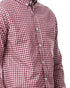 قميص رجالي من أندورا بقصة عادية ونقشة مربعات متوسطة بياقة بأزرار وأكمام طويلة