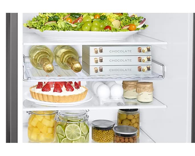 ثلاجة سامسونج 12 قدم  مع فريزر سفلي وتقنية نوفروست