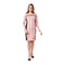 Andora Long Sleeve Plaid Dress With Decorative Buttons For Women,Stylish and versatile for multiple occasions.