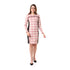 Andora Long Sleeve Plaid Dress With Decorative Buttons For Women,Stylish and versatile for multiple occasions.