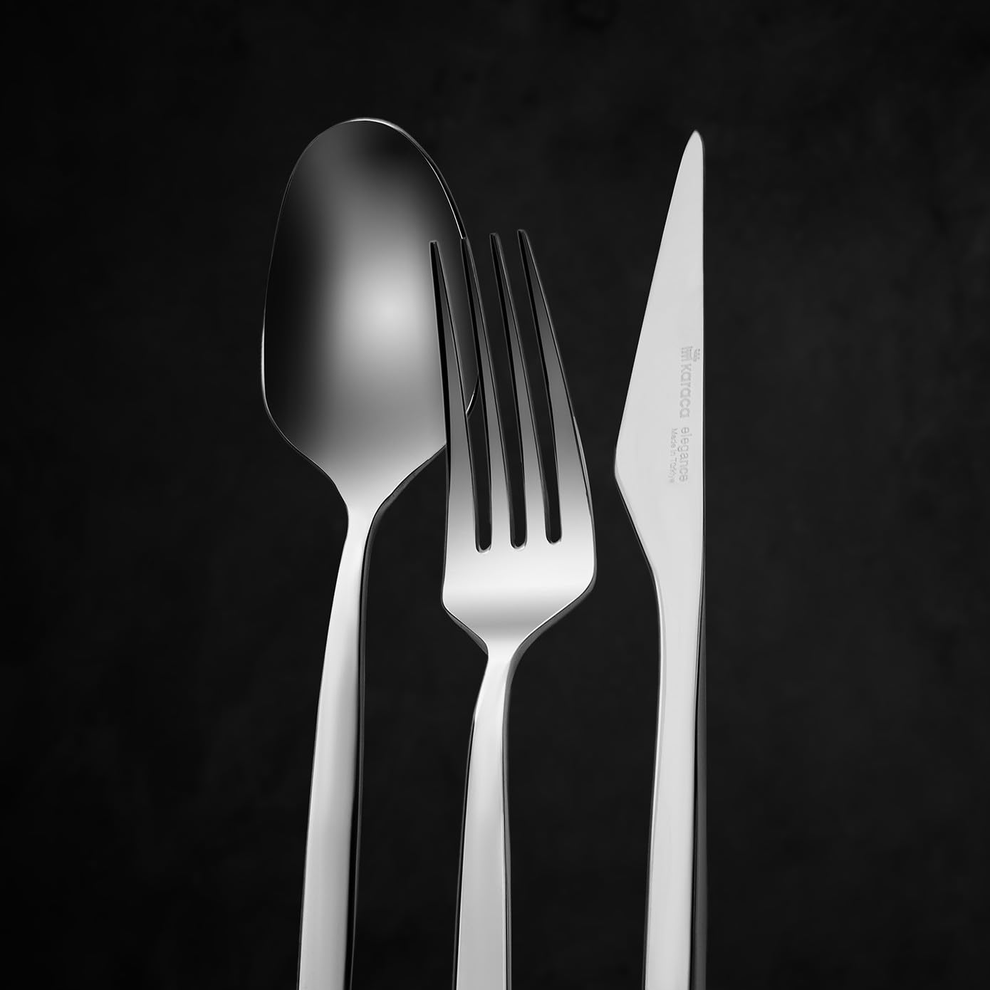 Karaca 316 Stainless Steel 84-Piece Cutlery Set, Silver Flatware Collection – Safqqa Egypt