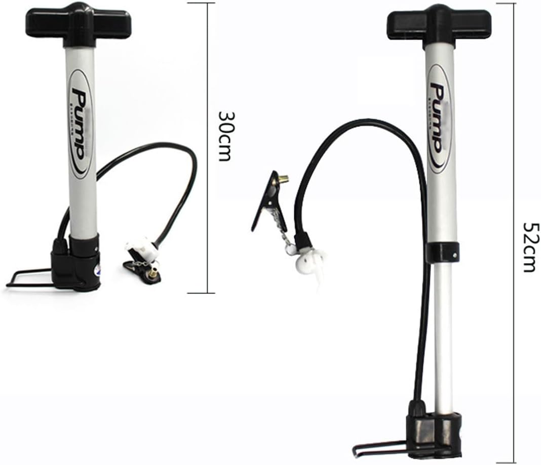 High-Pressure Bicycle Floor Air Pump – Manual Inflator for Road & Mountain Bikes, Basketballs, and More