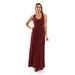 JAMILA Women Striped Sleeveless Long Dress With Side Slits DRESS - Safqqa Egypt