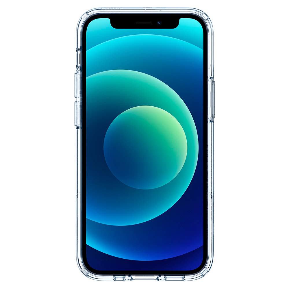 غطاء حماية Spigen Slim Armor Essential S مصمم لهاتف iPhone 12 Mini (5.4 بوصة) - شفاف كريستالي