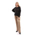 esla_Elastic Waist Slip On Dark Pants_ Beige_size 38 - Safqqa Egypt