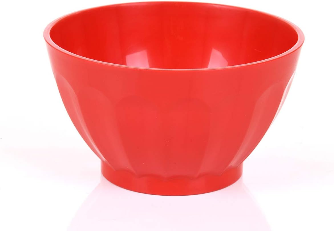 وعاء 1.8 لتر غير قابل للكسر (أحمر - 4 طقم)