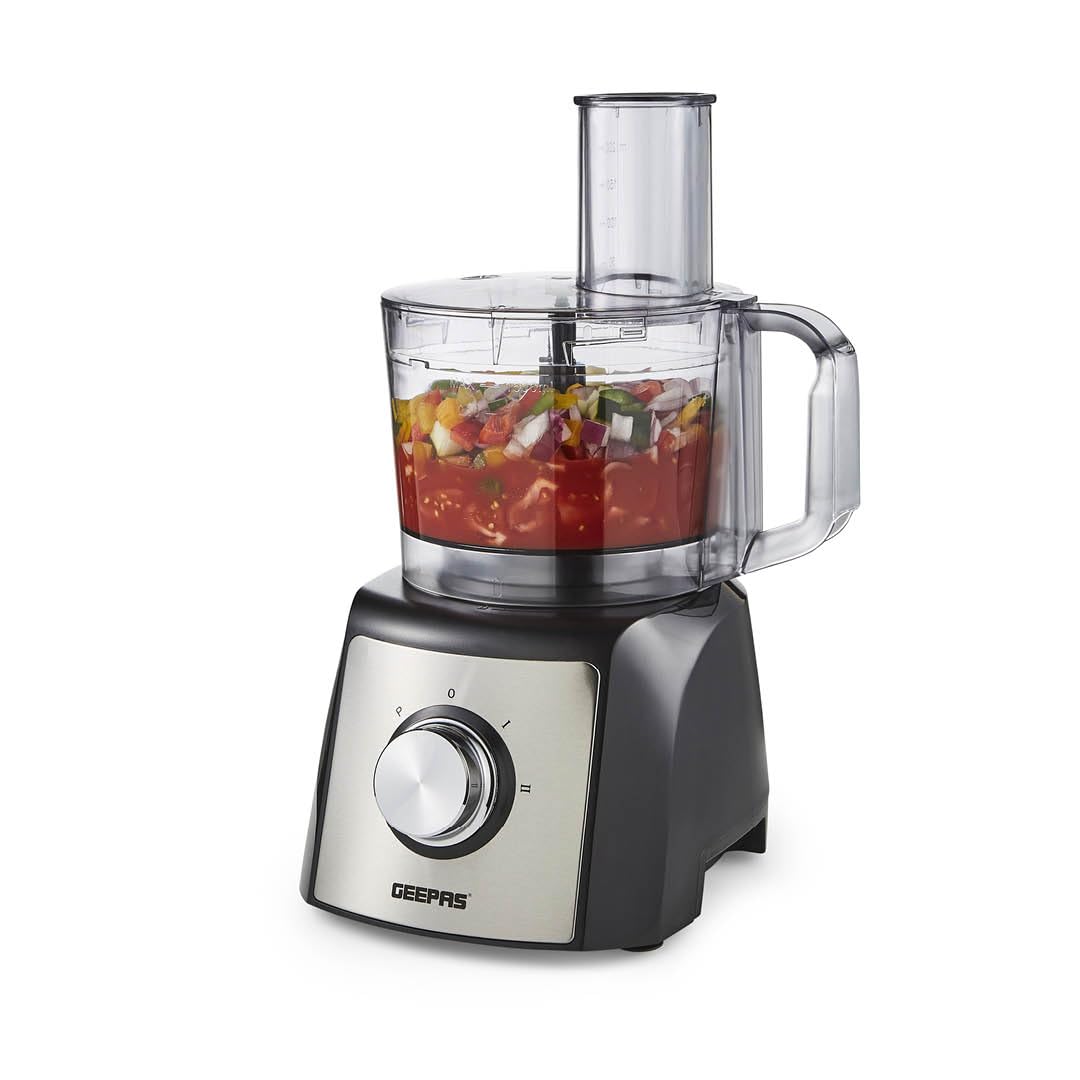Geepas Food Processor 1200W 1.2L Stainless Steel Bowl