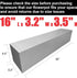 Modern 16" White Steel Trough Planter – Sleek Rectangular Design