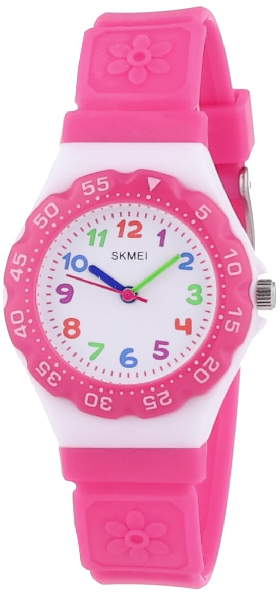 ساعة SKMEI للأطفال للجنسين هي ساعة عملية وأنيقة ومناسبة لكل من الأولاد والبنات. تتميز بتصميم يناسب الأطفال مع شاشة واضحة وسهلة القراءة