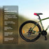 Ninety One Invictus 27.5T 24 Speed Disc Brakes Hybrid Bike ( Military Green, Ideal for: 12+ Years)