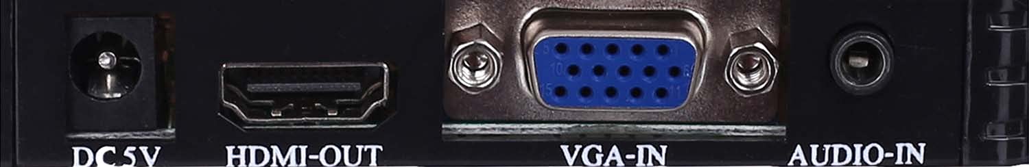 محول فيديو عالي الوضوح Keendex 1822 من VGA إلى HDMI - أبيض