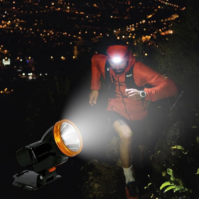 Generic Emergency Headlamp, 30W LED Headlights, 150M Range, High Technology, Waterproof, for Running, Camping, Fishing Outdoor- Damage Box - Safqqa Egypt
