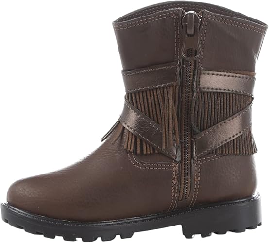 Hawsa Kids Girls' Half Boot - Black