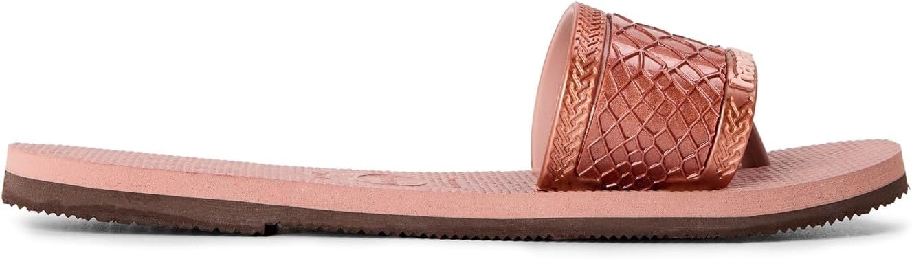 Havaianas Women Slippers Rose Gold Comfortable Casual Flip Flops