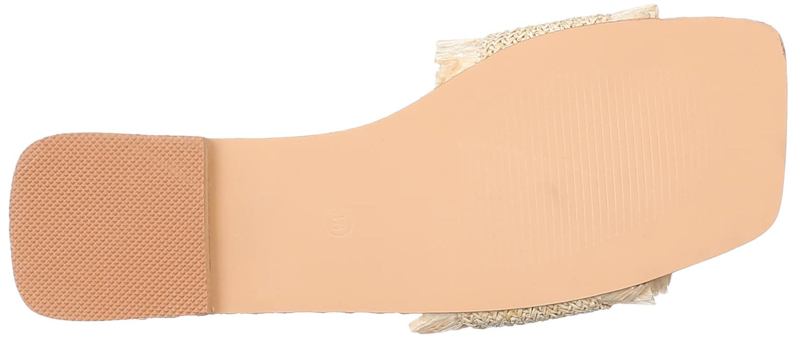 Pixi Straw Detail Strap Flat Slippers for Women – Comfortable & Stylish