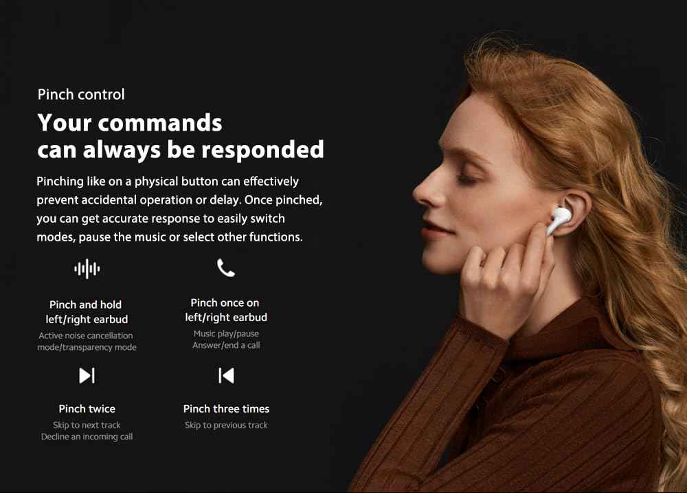 سماعات شاومي Buds 3 لاسلكية مع إلغاء الضوضاء النشط