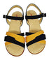 Summer Slingback Velcro Closure Flat Sandals for Girls