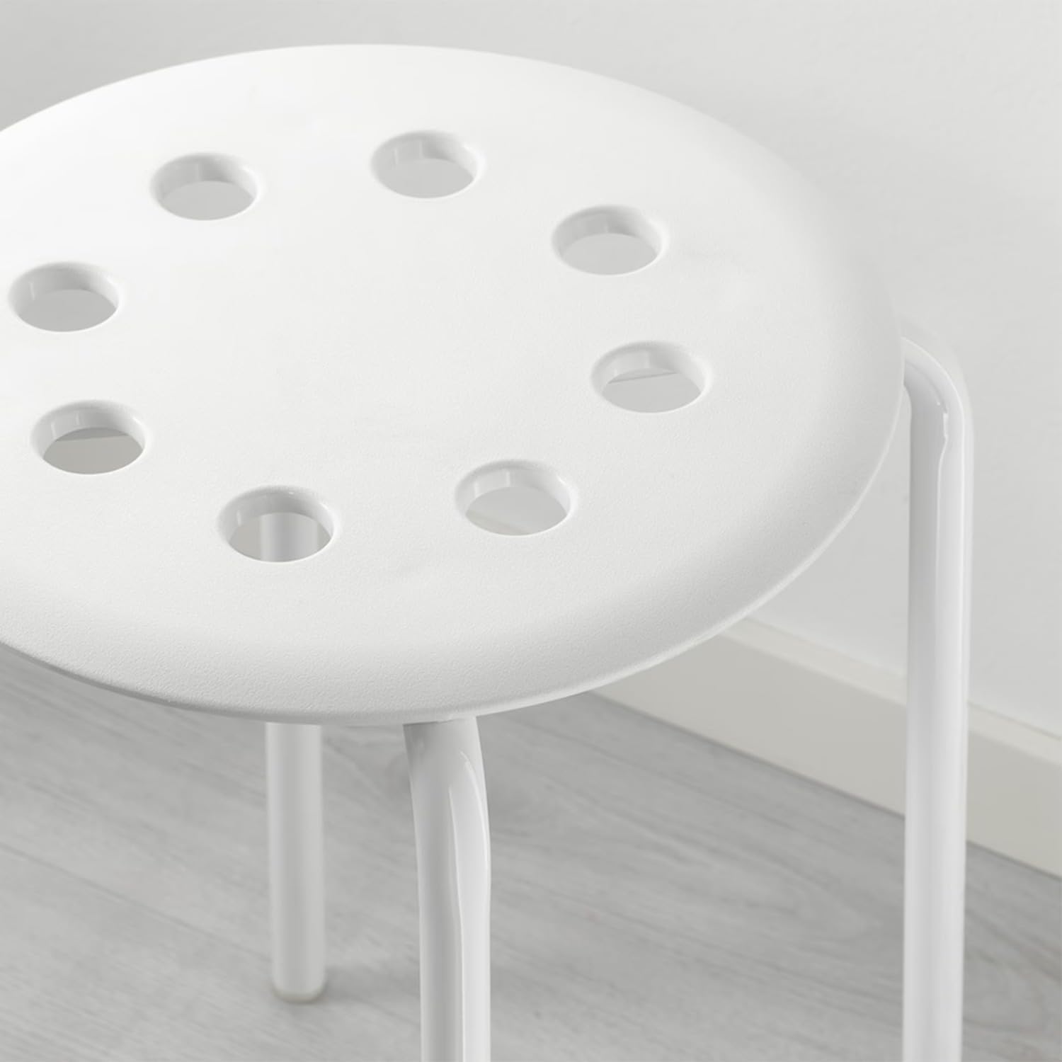 SKY-TOUCH Marius Stackable Stool – Durable Plastic & Steel