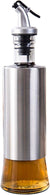 Baskety 500ml Glass Oil Dispenser with Stainless Steel Lid Leakproof Clear