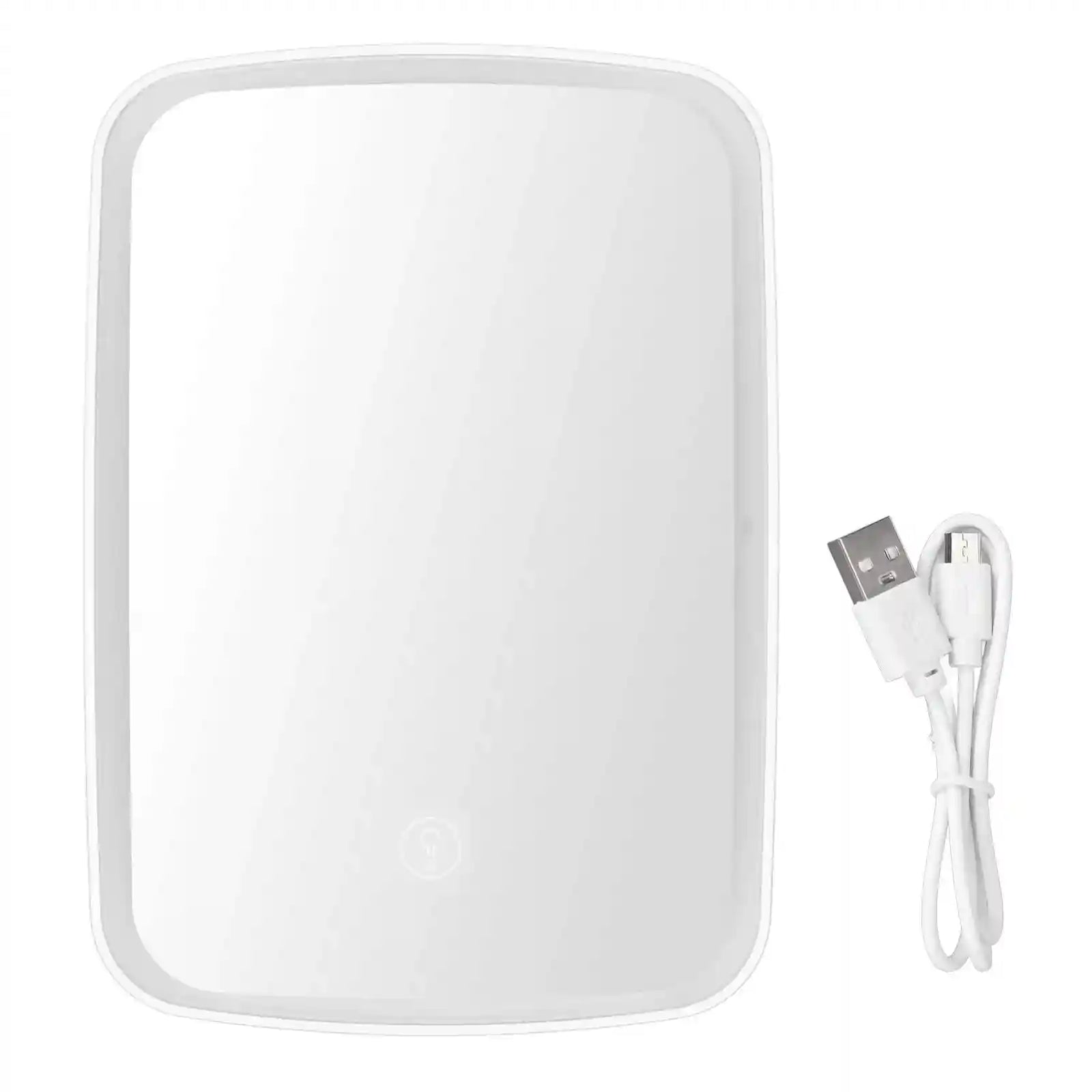 Generic Makeup Mirror, Light Up Mirror 45 Degree Vertical Tilt USB Rechargeable Dimmable Touch Screen for Home-Have Scratches