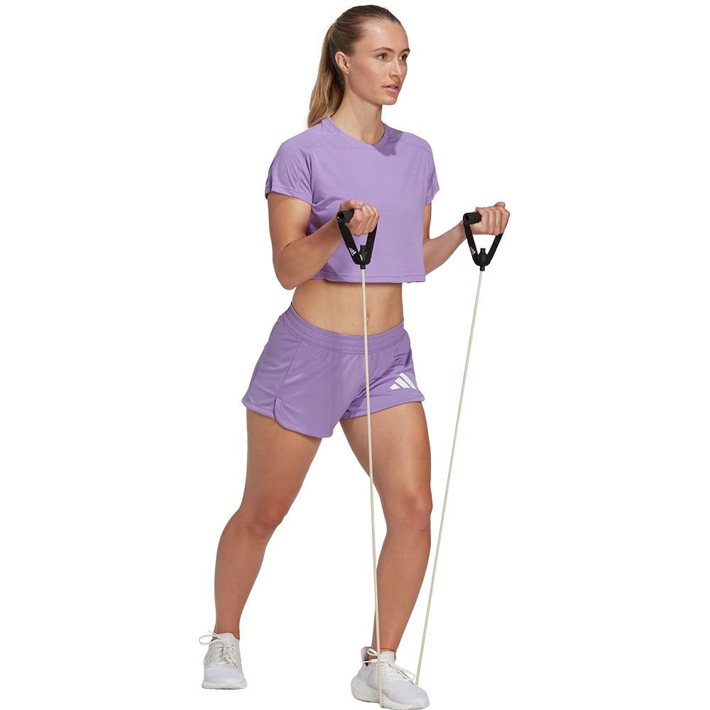 تيشيرت قصير نسائي من أديداس للتدريب – رياضي ومريح