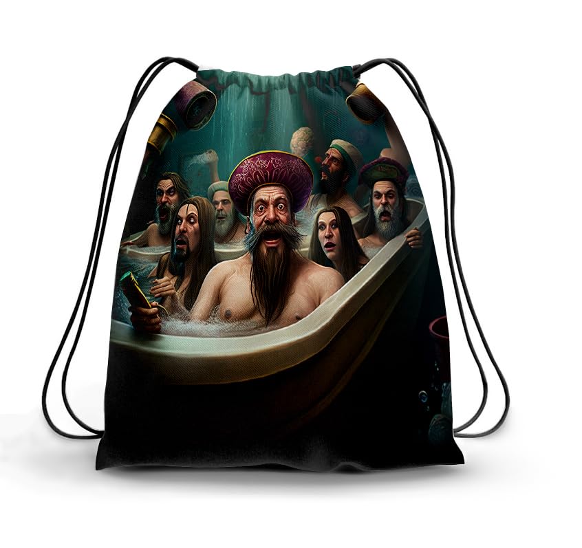 شنطة برباط من تات - 911، متعددة الالوان، مقاس كبير