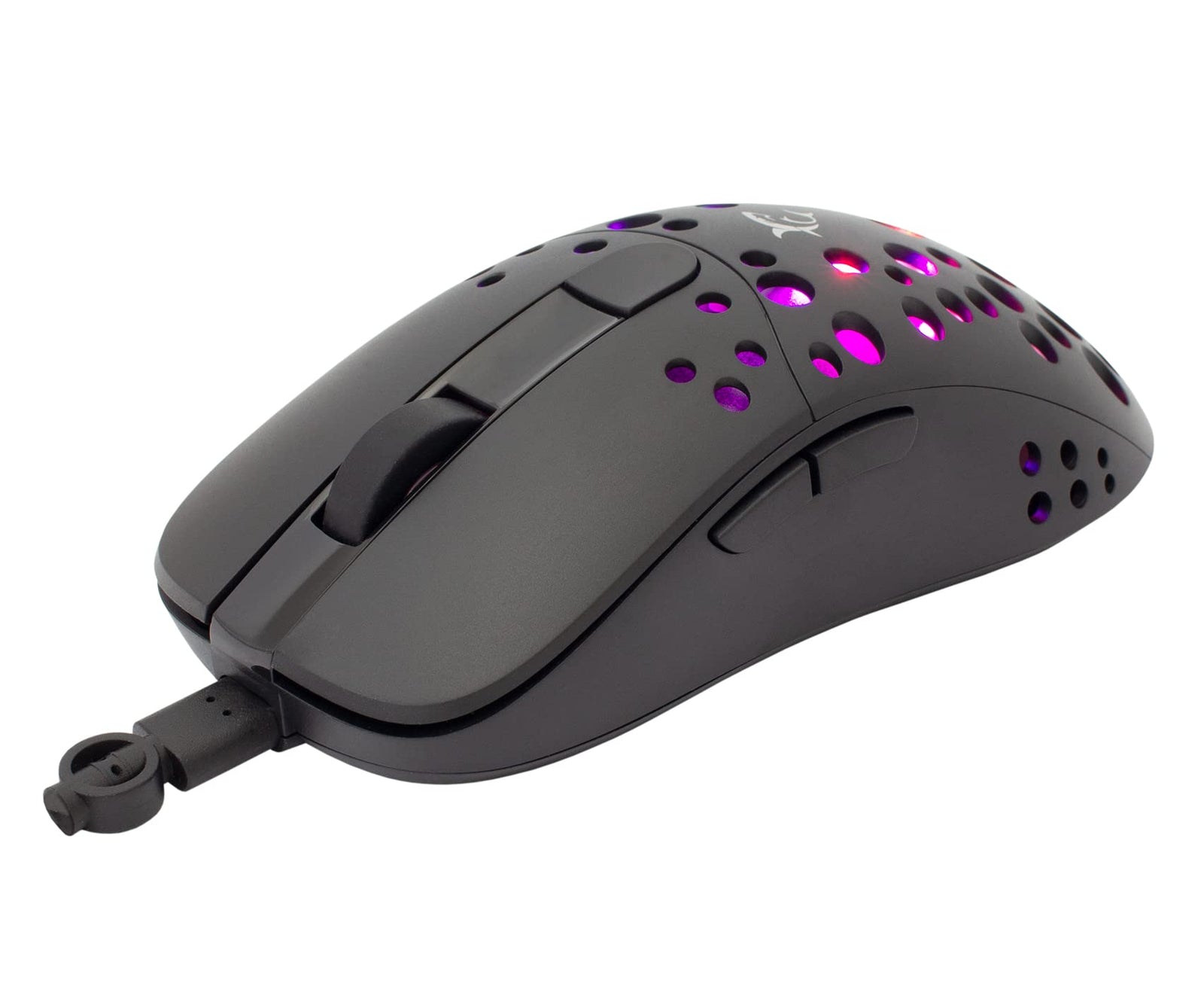 ماوس وايت شارك GM-9004 RGB، 12,000 DPI، USB، أسود تريستان