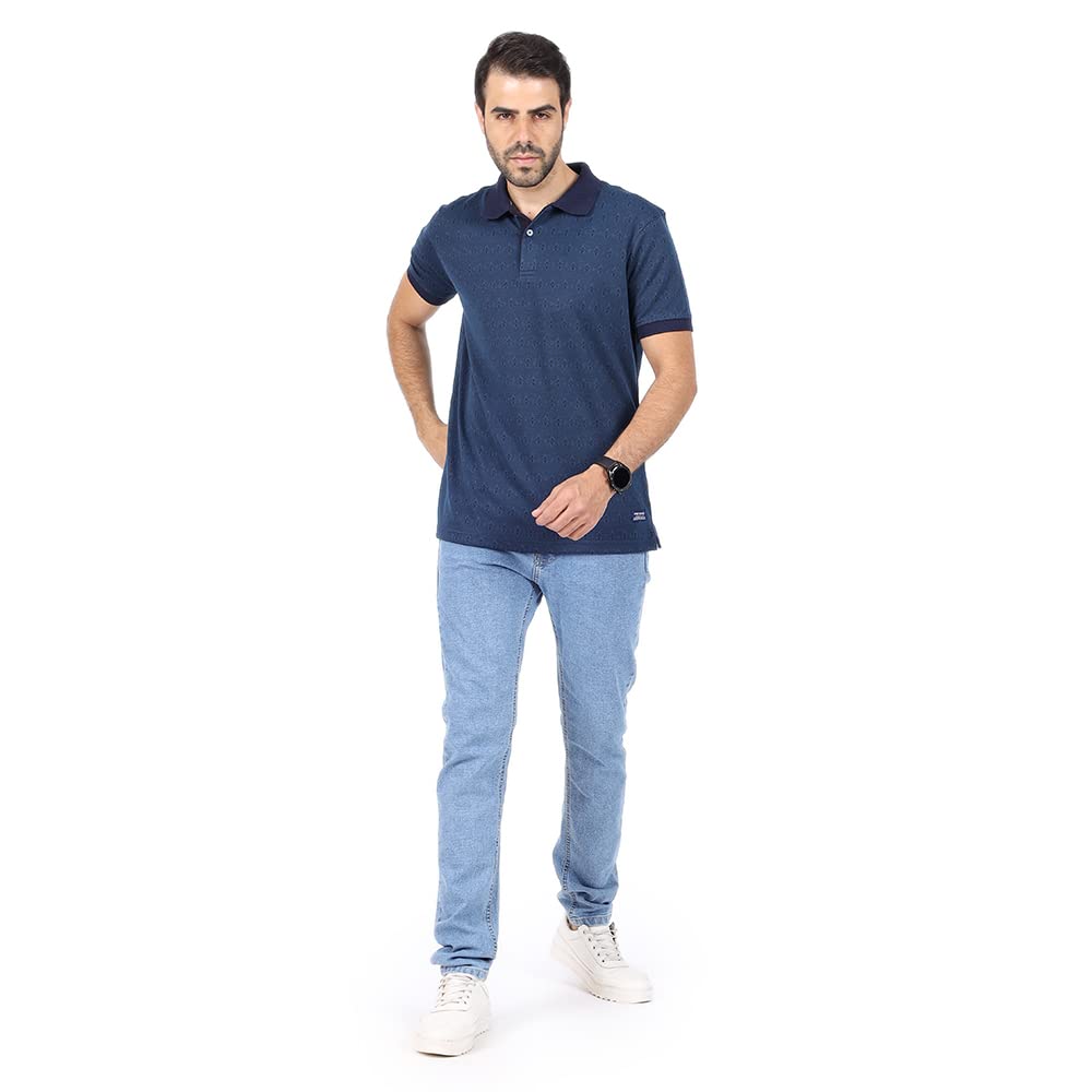 Fire Wood Basic Polo For Men, Print Basic Polo - Safqqa Egypt