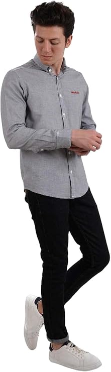 White Rabbit Men's WR1018S19 Long Sleeve Shirt