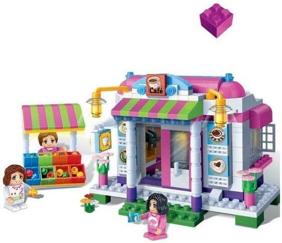 Construction Toys Building Bricks Café - Trend City Banbao 6115