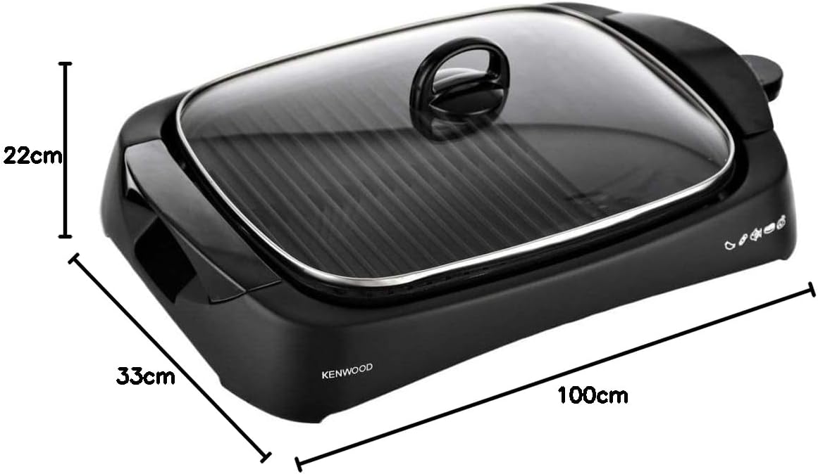 شواية صحية كهربائية من Kenwood  هي جهاز عملي ومثالي لتحضير وجبات صحية بسهولة وسرعة 