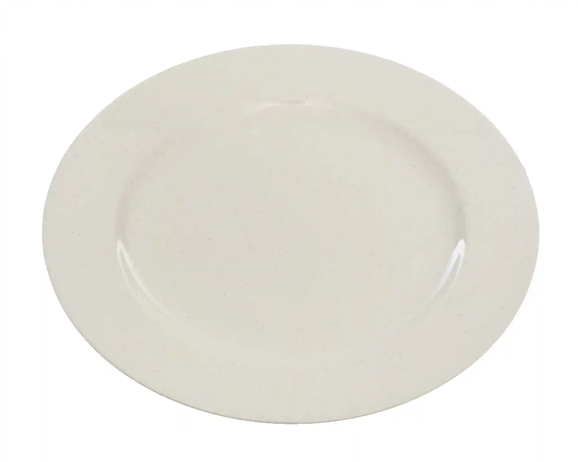 صينية بسطح دائري بحافة من حجر فاتح من مومنتس، مقاس 36 سم