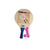 Trademark Innovation Wooden Paddle Beach Ball Game
