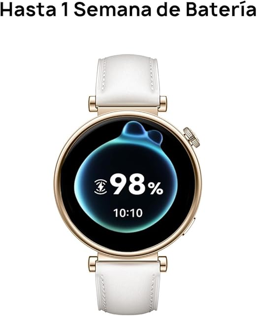 HUAWEI WATCH GT 4 41mm (ARA-B19) Smartwatch – White, White Leather Strap